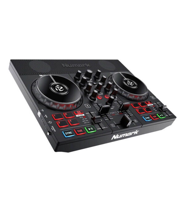 ⁦Numark PARTYMIXLIVE DJ Controller with Build in Light Show and Speakers⁩ - الصورة ⁦2⁩